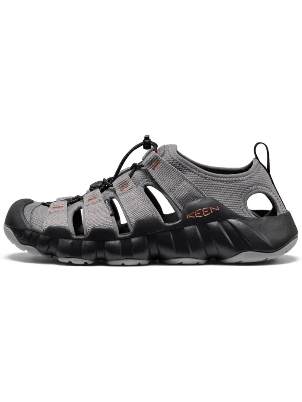 Men's Steel Grey Hyper port Closed Toe Breathable Comfortable Sandal Shoes